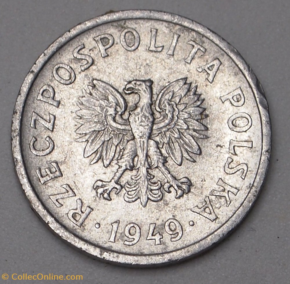 10 Groszy - 1949 monnaies monde pologne 10 groszy 1949