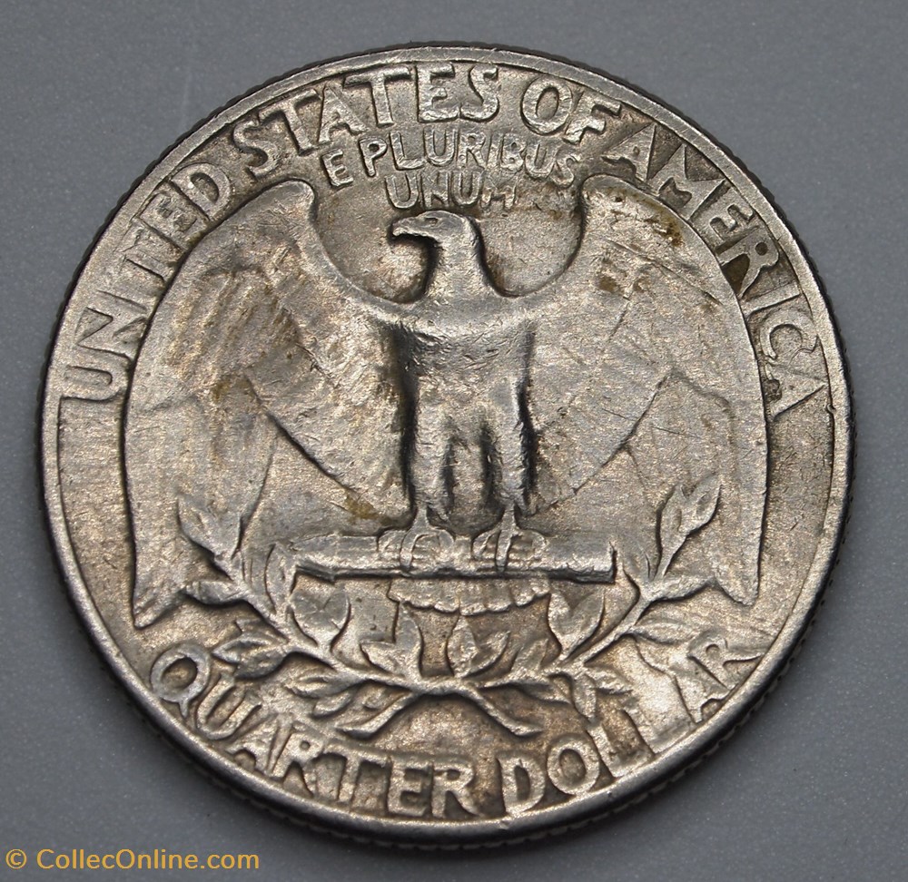 1/4 dollar ( 25 cents ) - 1968 monnaie monde etat uni 1 4 dollar 25 cents 1968
