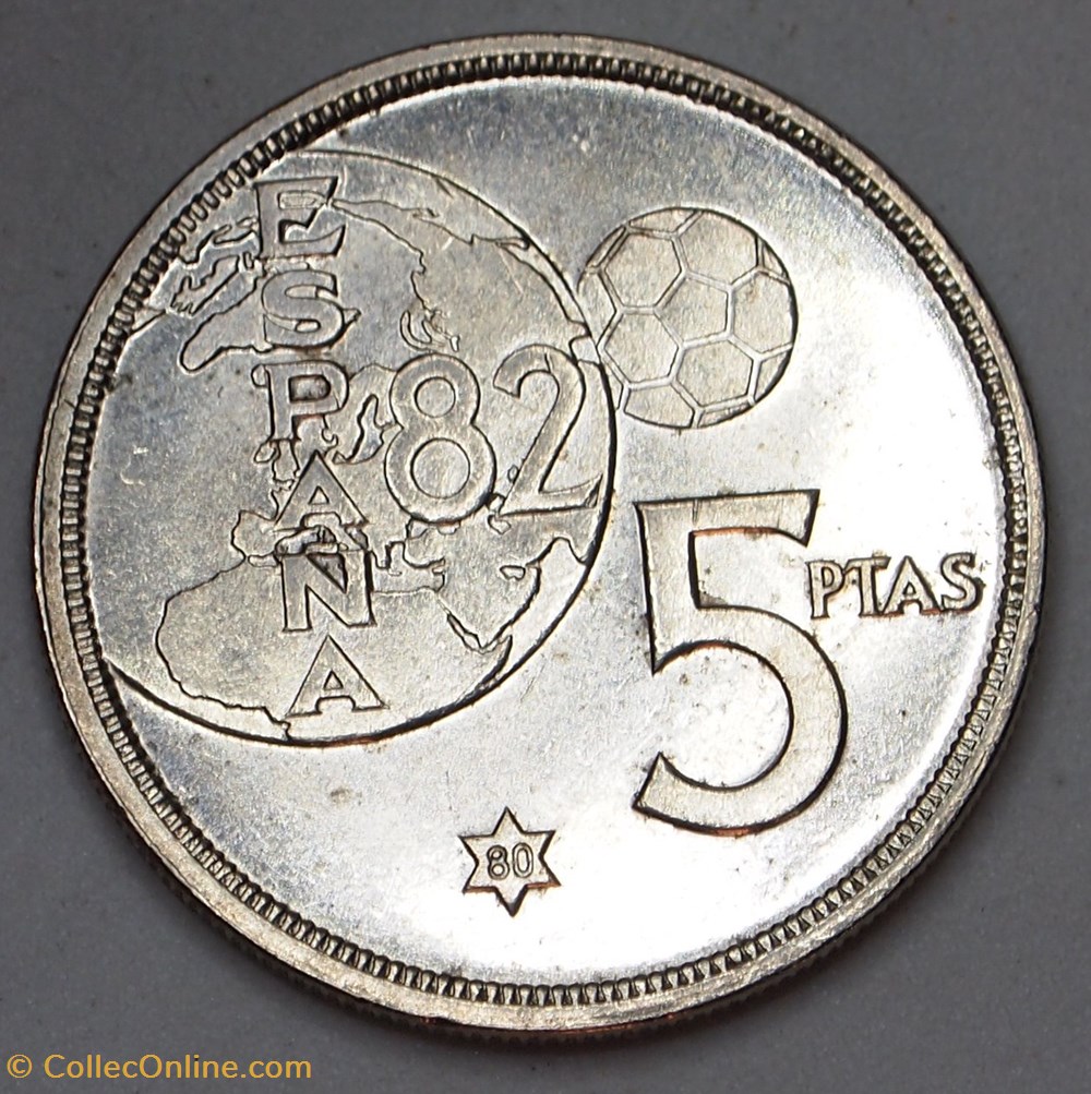 monnaies monde espagne 5 pesetas 1980