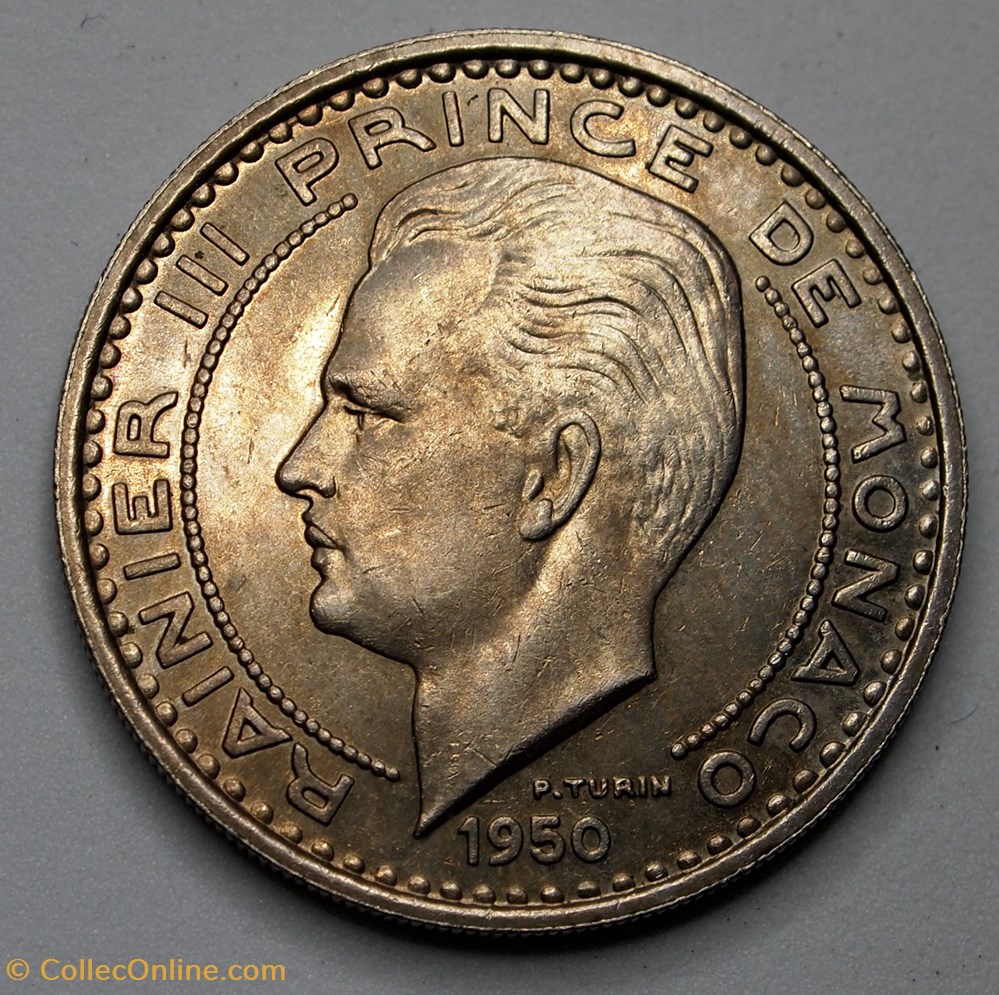 100 Francs - 1950 monnaie monde monaco 100 francs 1950