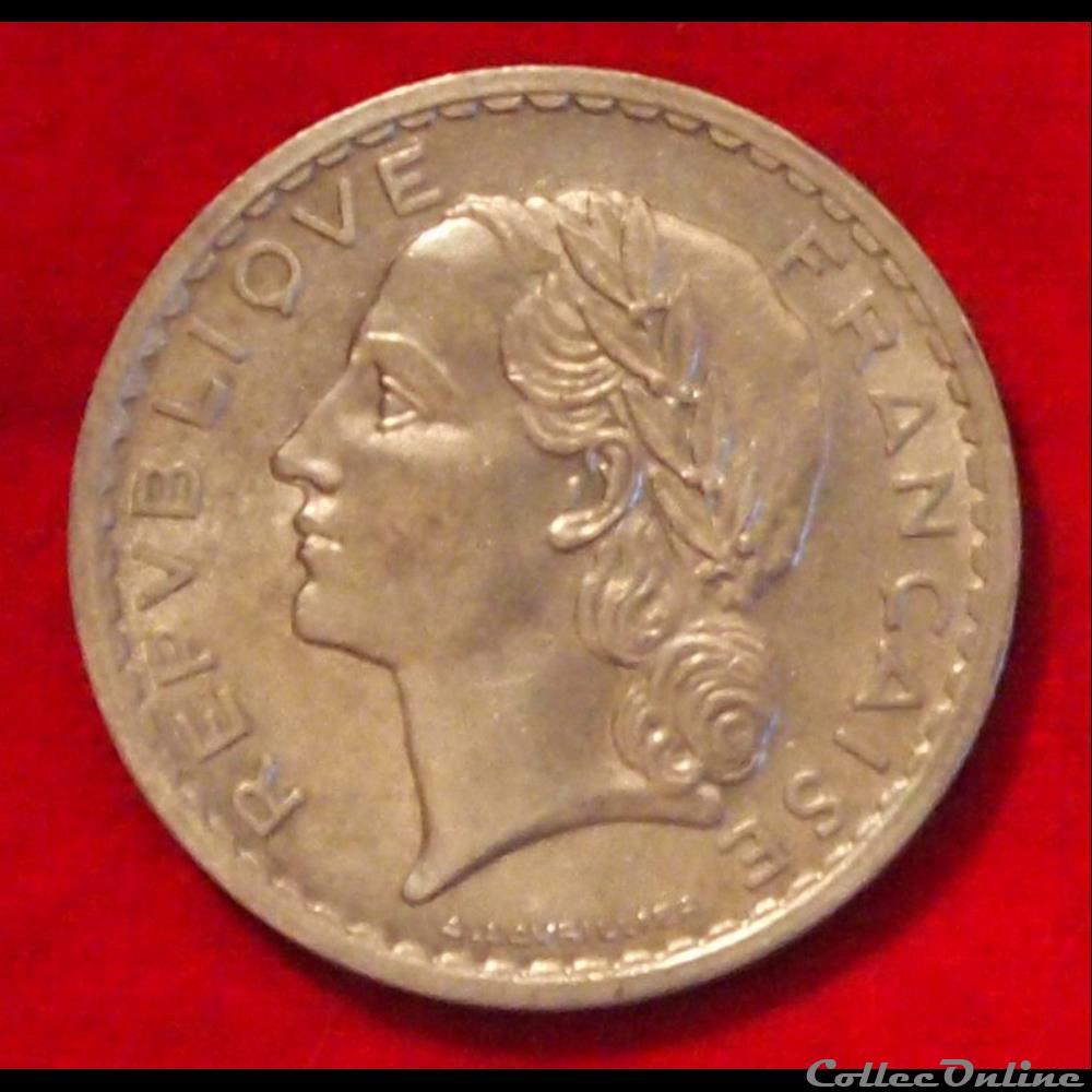 Lavrillier - 5 Francs - 1949 monnaies monde france lavrillier 5 francs 1949