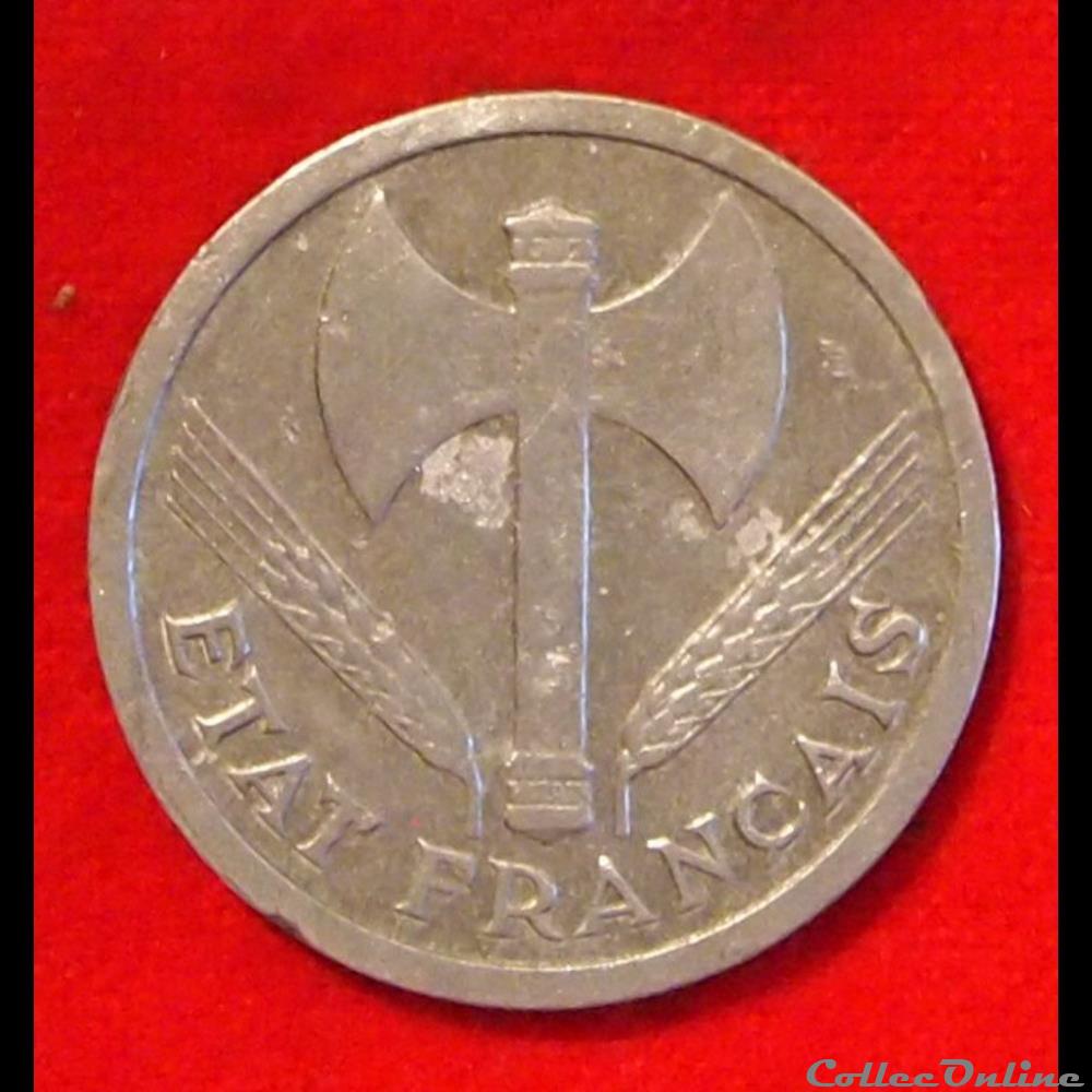 Bazor - 2 Francs - 1944 monnaies monde france bazor 2 francs 1944