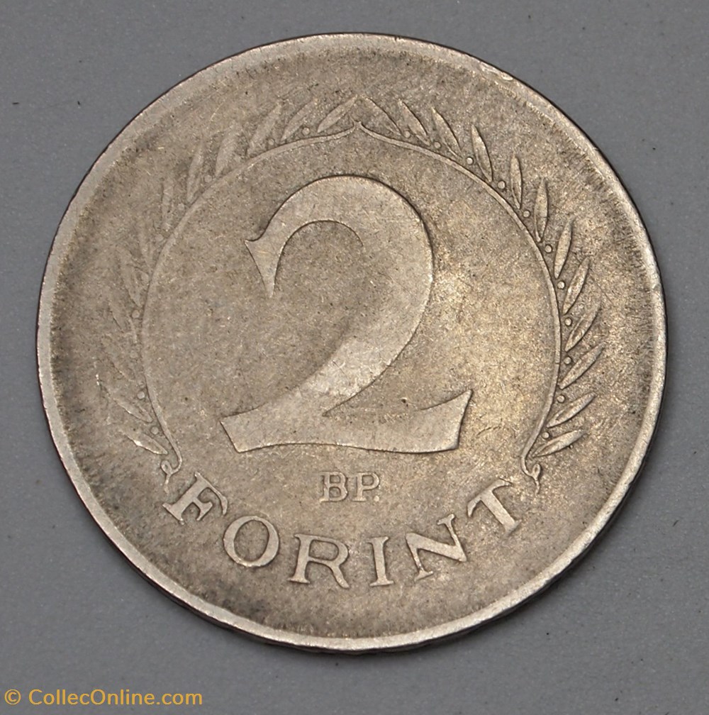 2 Forint - 1957 BP monnaies monde hongrie 2 forint 1957 bp