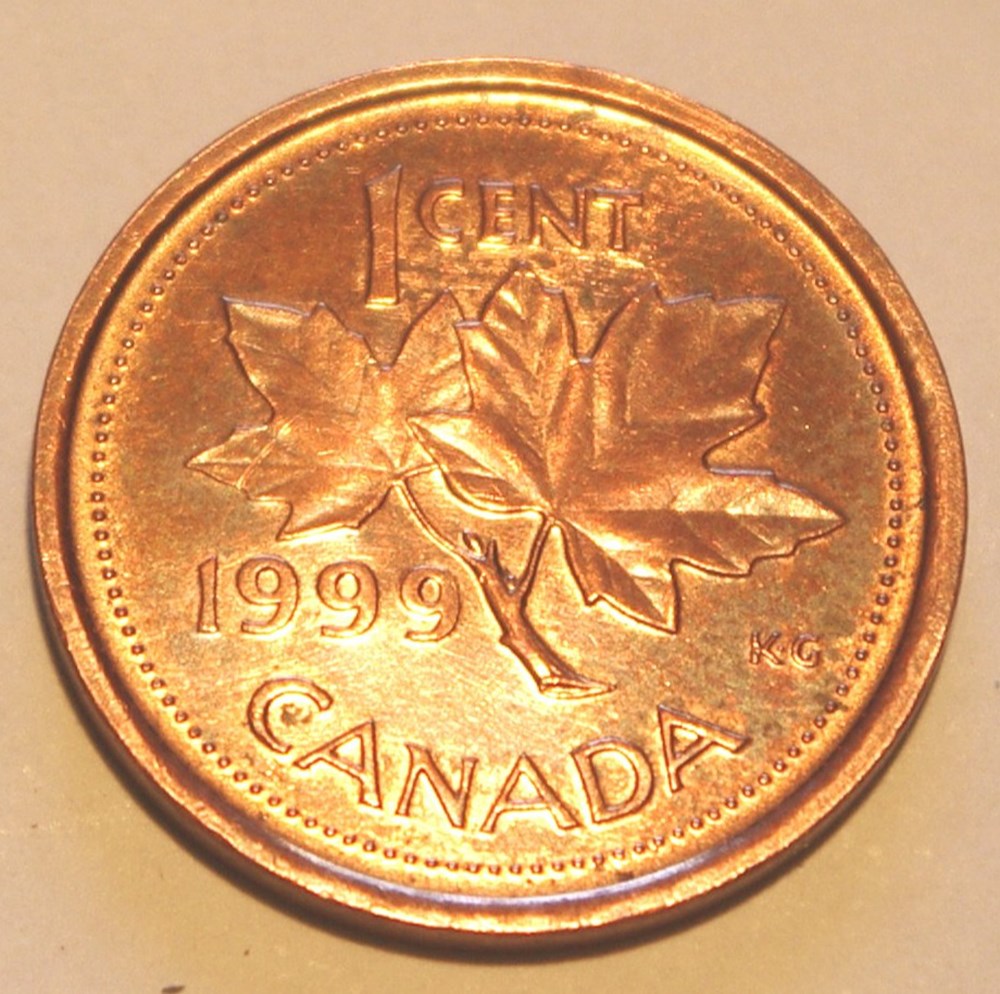1 Cent - 1999 monnaies monde canada 1 cent 1999