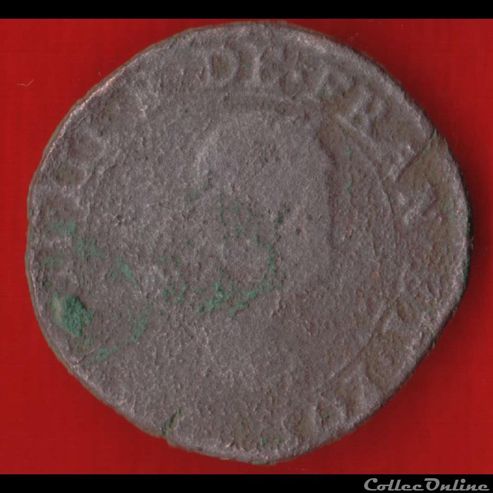 Double Tournois - 16?? - ? monnaies europe medievale a france royales double tournois 16