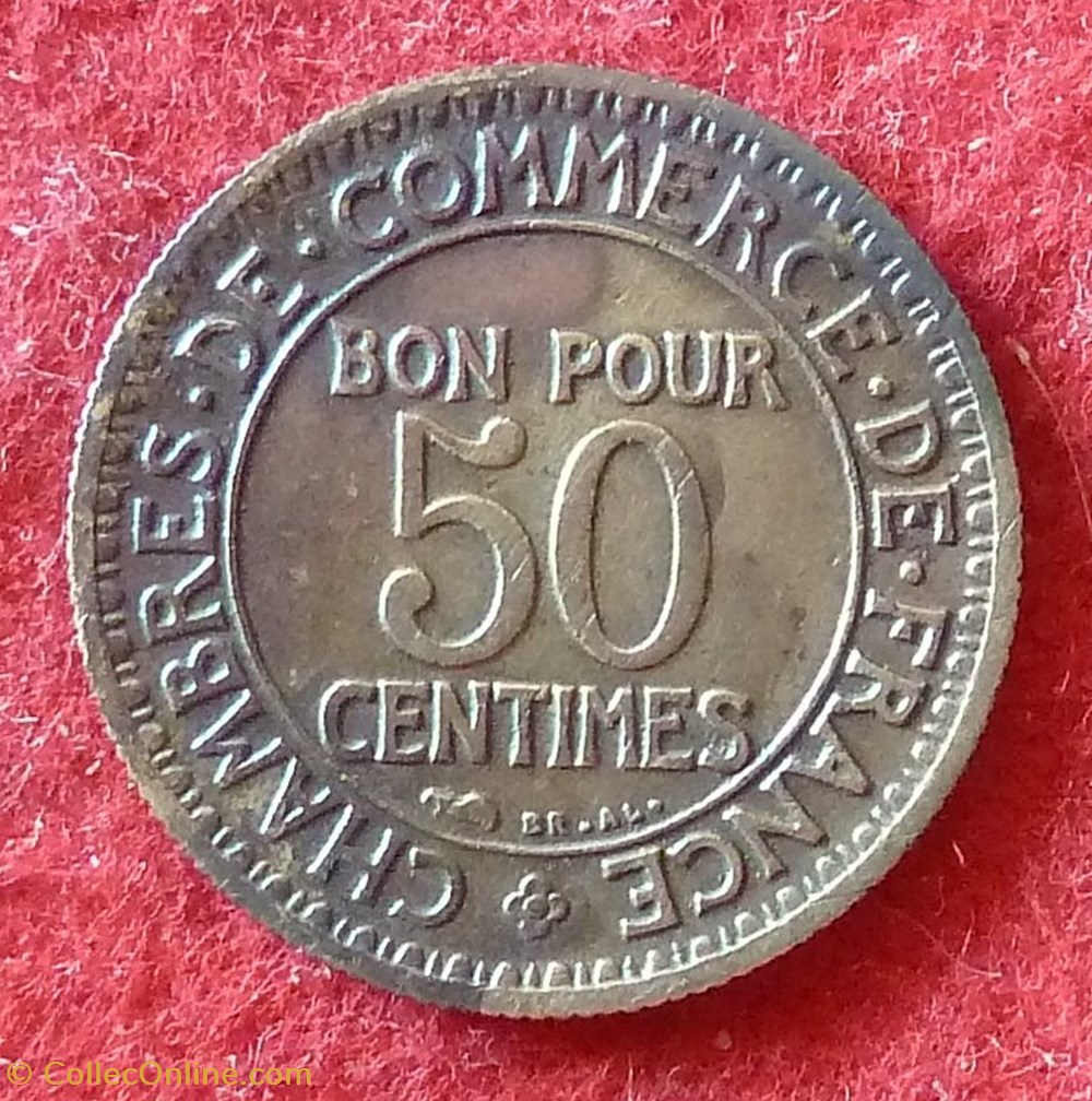 Chambres de Commerce - 50 Centimes - 1927 monnaies monde france chambres de commerce 50 centimes 1927