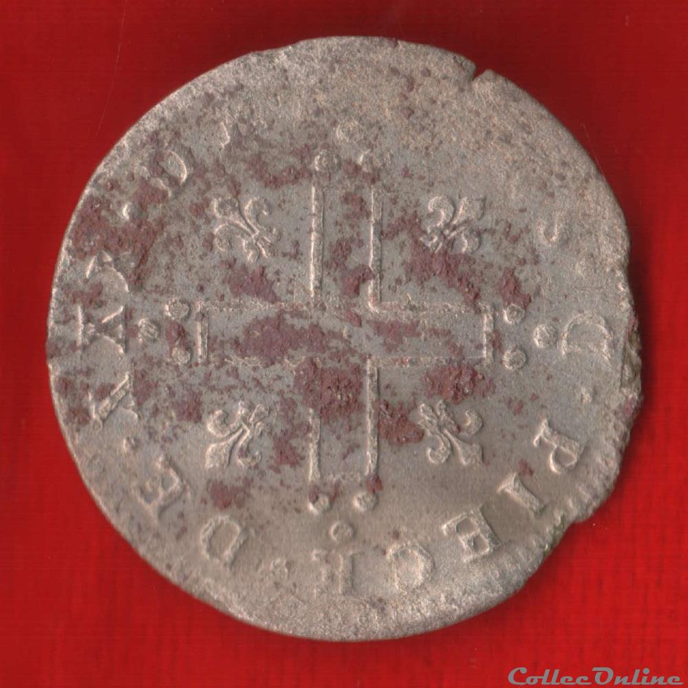 monnaies europe medievale a france royales 30 deniers 1711 lyon