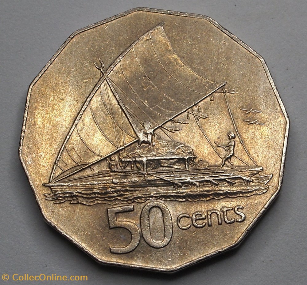 50 Cents - 1976 monnaie monde ile fidji 50 cents 1976