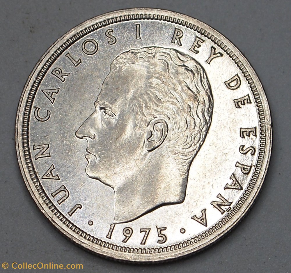 5 Pesetas - 1976 monnaies monde espagne 5 pesetas 1976