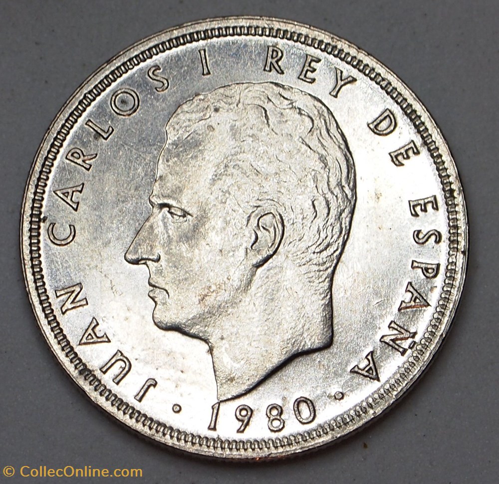 monnaies monde espagne 5 pesetas 1980
