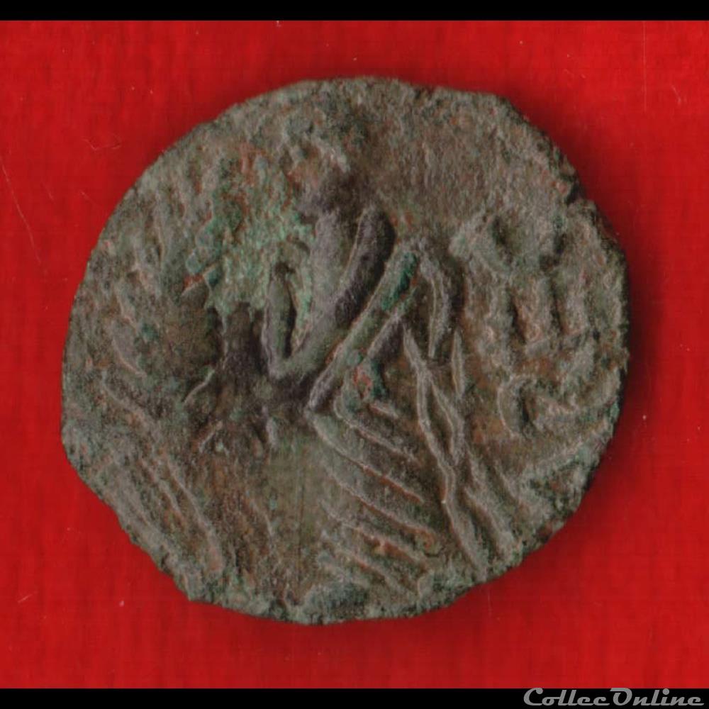 Volques Arécomiques - Bronze au Démos VOLCAE AREC monnaies antiques celtes volques arecomiques bronze au demos volcae arec
