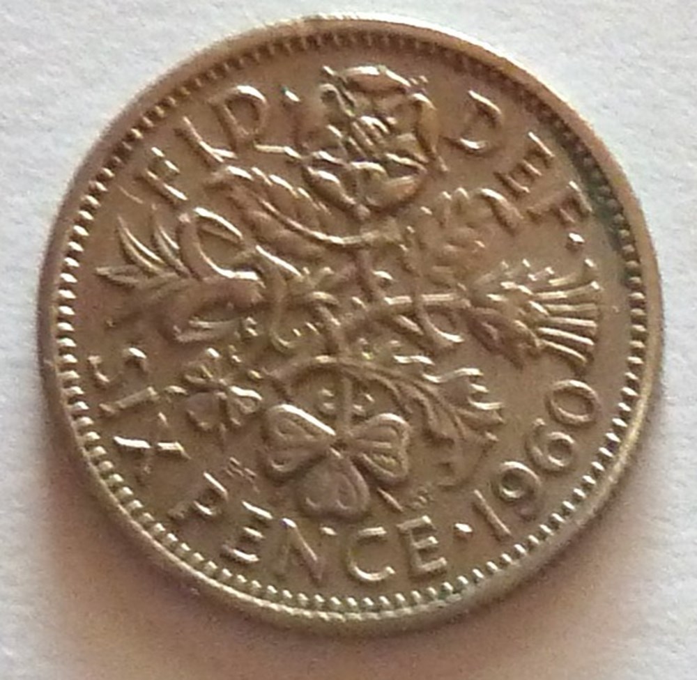 6 Pence - 1960 monnaies monde royaume uni 6 pence 1960