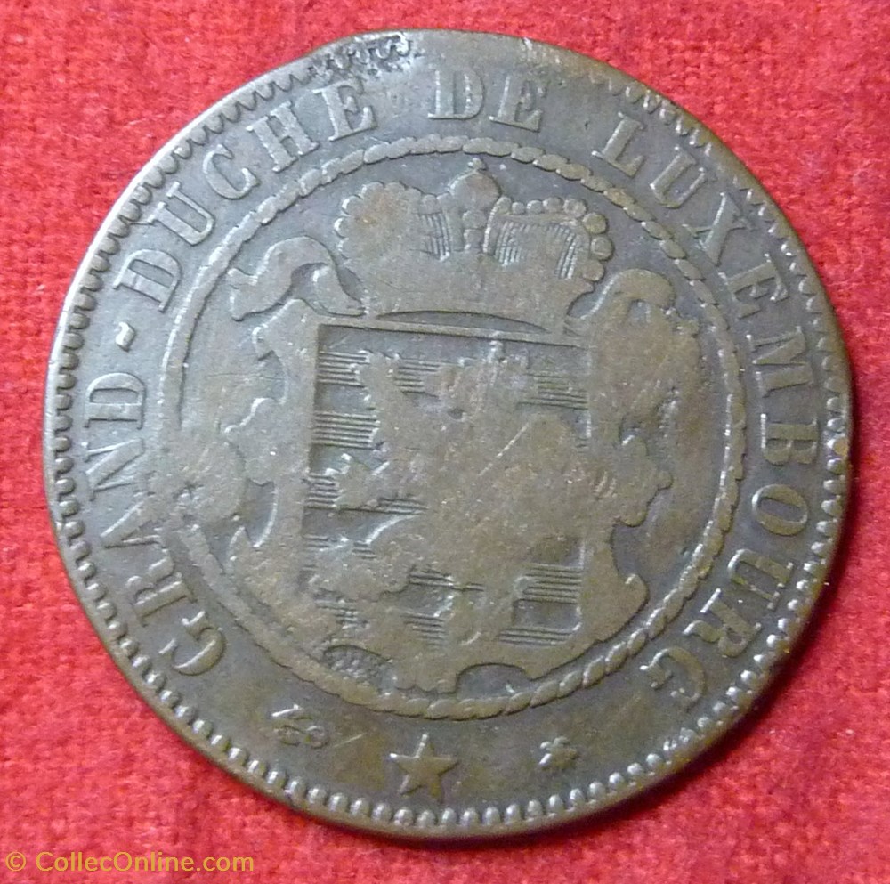 10 Centimes - 1865 monnaies monde luxembourg 10 centimes 1865