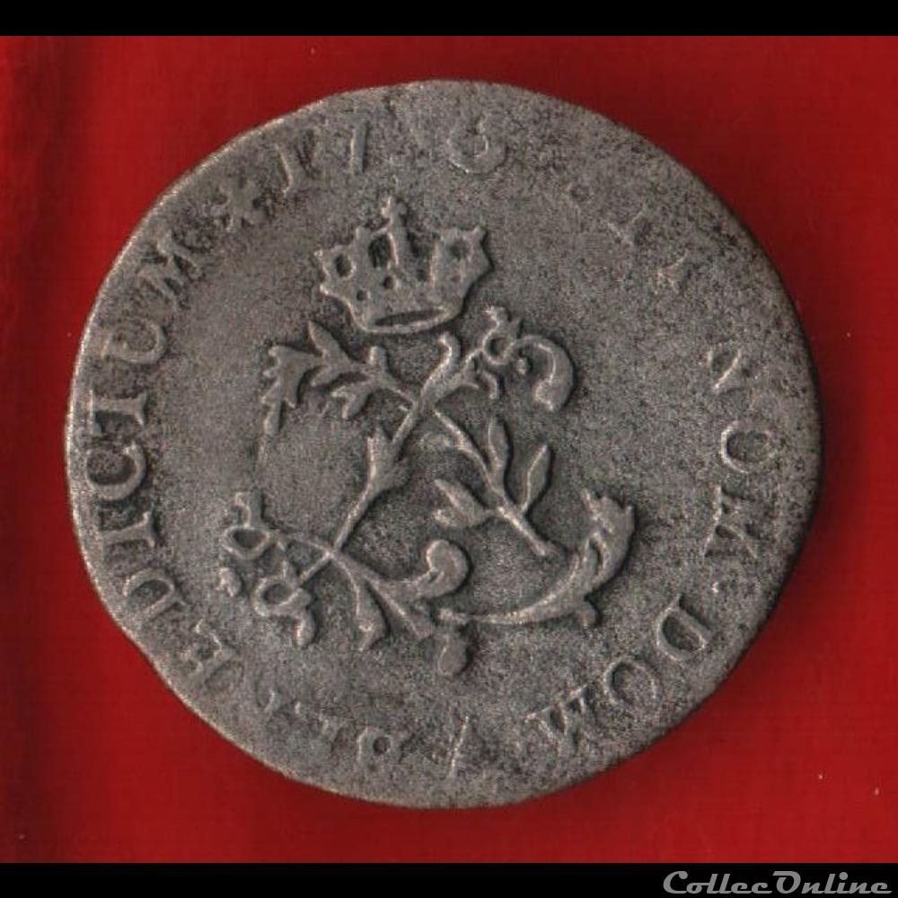 Double sol - 17?8 - Paris monnaies europe medievale france royales double sol 17 8 paris