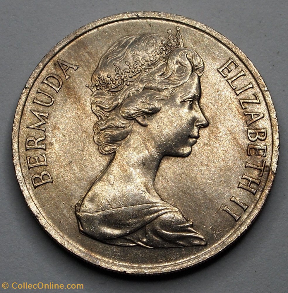 50 Cents - 1970 monnaies monde bermudes 50 cents 1970