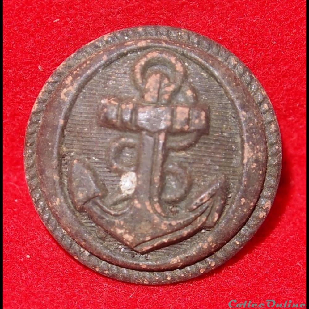 bouton militaire marine troisieme republique officiers de marine