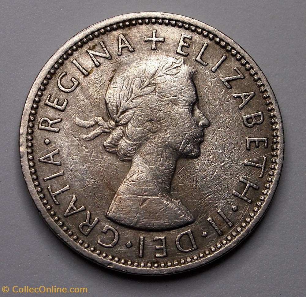 monnaies monde royaume uni 2 shillings 1963
