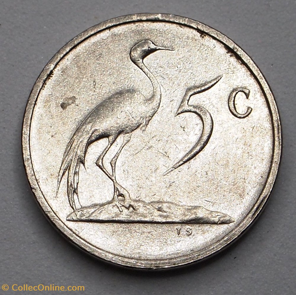 5 Cents - 1988 monnaie monde afrique du sud 5 cents 1988