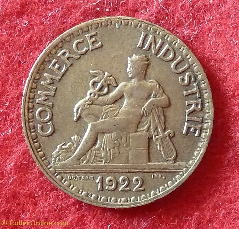 Chambres de Commerce - 50 Centimes - 1922 monnaies monde france chambres de commerce 50 centimes 1922
