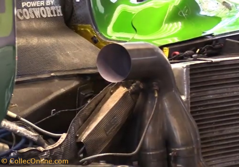 Élément échappement Jaguar F1 3 sport element echappement jaguar f1
