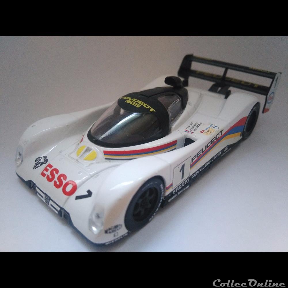 Peugeot 905 - 1er aux 24h du Mans 1992 - Dalmas / Warwick / Blundell 4 modeles reduits voitures peugeot 905 1er aux 24h du mans 1992 dalmas warwick blundell