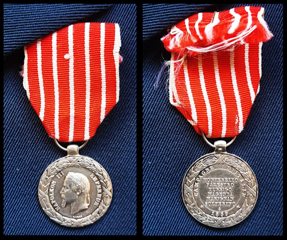 medailles france medaille commemorative de la campagne italie 1859