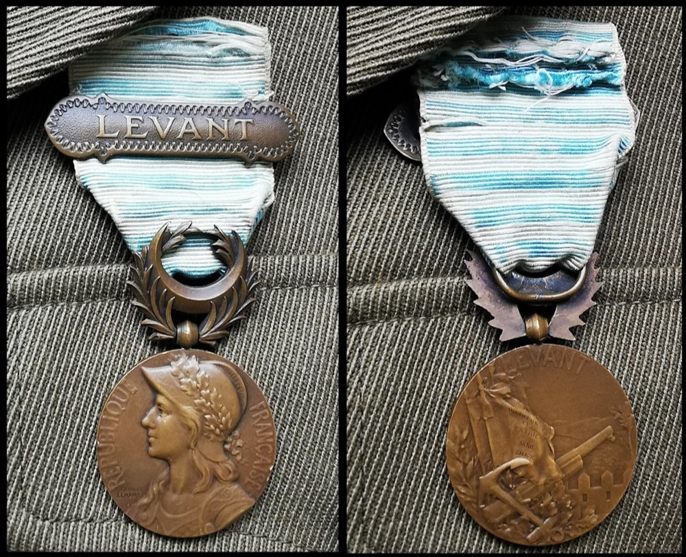 militaria medailles insignes medaille commemorative de syrie cilicie 1922
