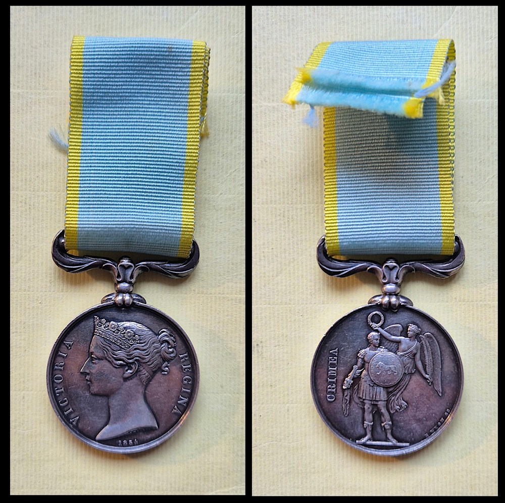 medailles medaille de crimee royaume uni 1856