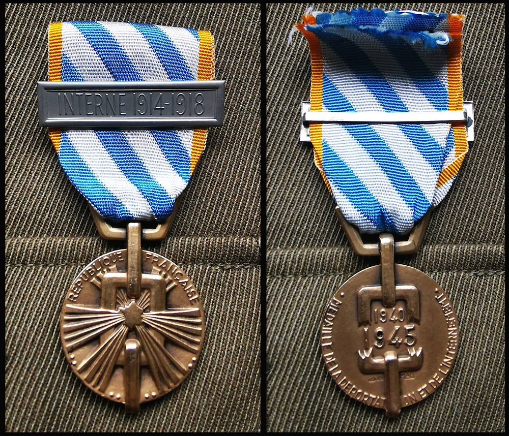medailles medaille de la deportation et de l internement politique 1948