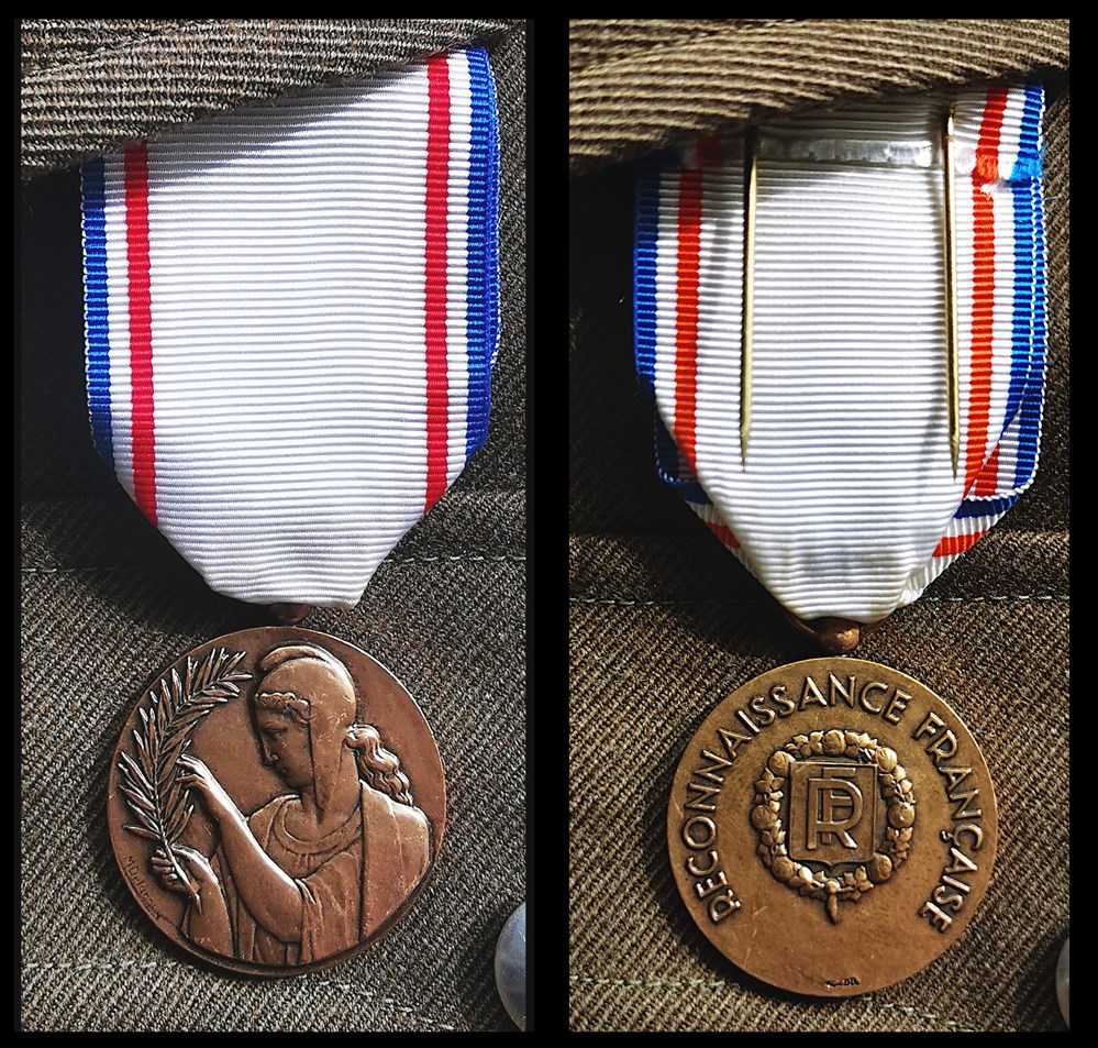 medailles medaille de la reconnaissance francaise 1917 2eme modele