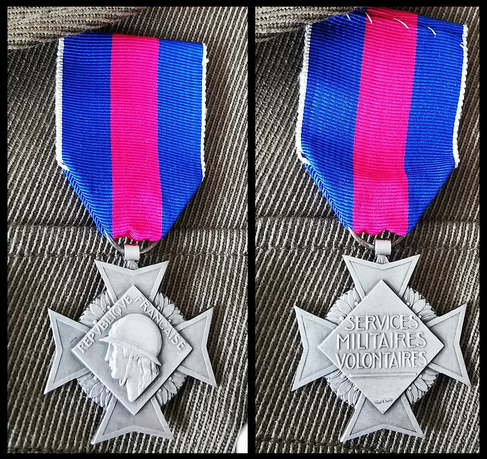 medailles croix des services militaires volontaires modele officiel 1934
