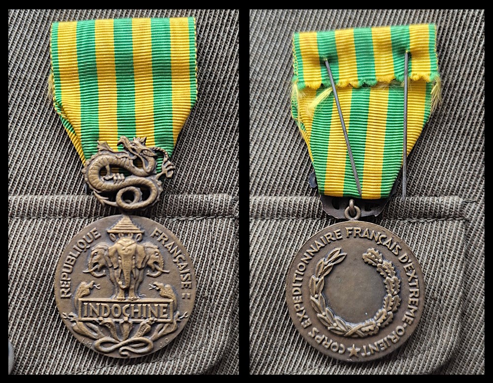 medailles medaille commemorative de la campagne d indochine 1953