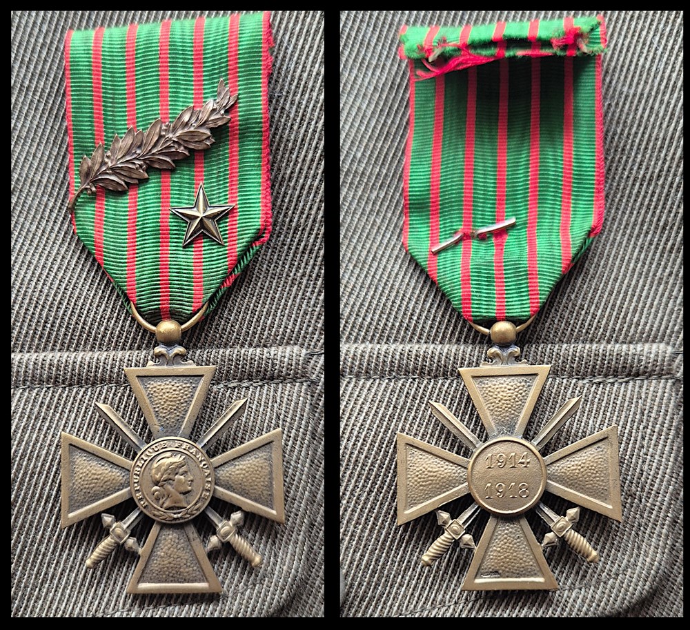 medailles croix de guerre 1914 1918 1915