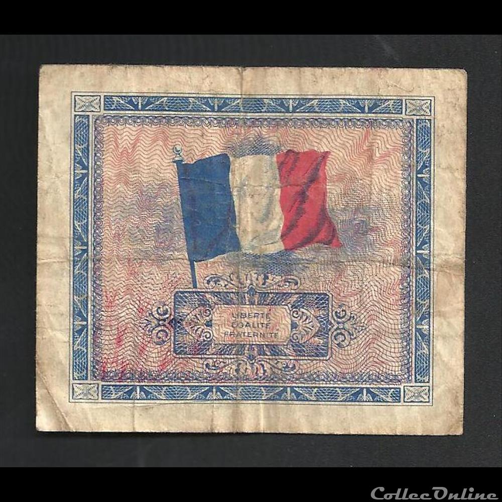 billet france diver 2 francs us 1944