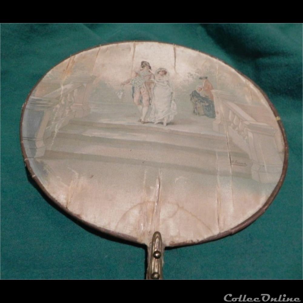Auguste. LAURONCE ÉVENTAIL fin XIX . signé A. LAURONCE vetement et accessoire auguste lauronce eventail fin xix signe a lauronce
