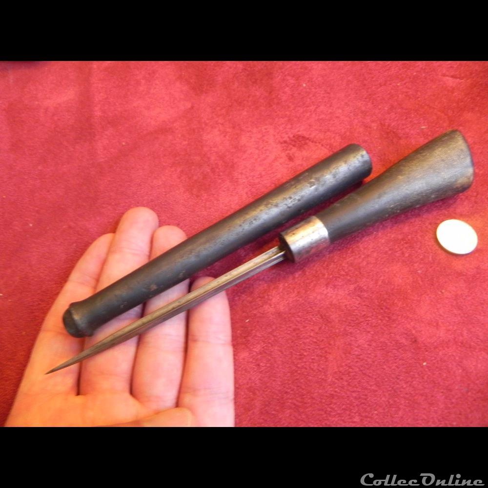 couteau de tranchée 1914 3 militarium arme blanch mandat territoriaux couteau de tranchee 1914