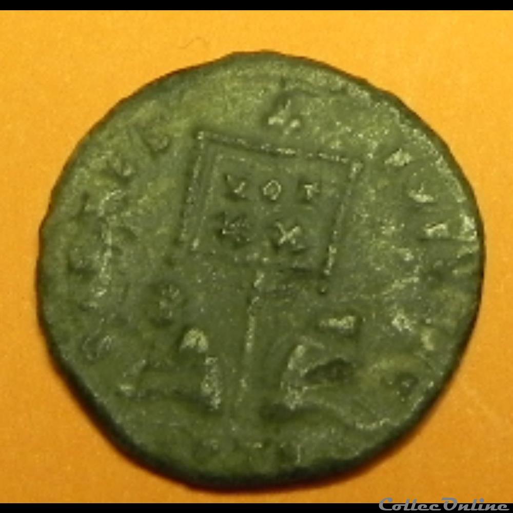 Constantin I VIRTVS - EXERCIT/ VOT/XX/ (CHRISME) Trèves 3 monnaie antique romaine constantin i virtvs exercit vot xx chrisme treves