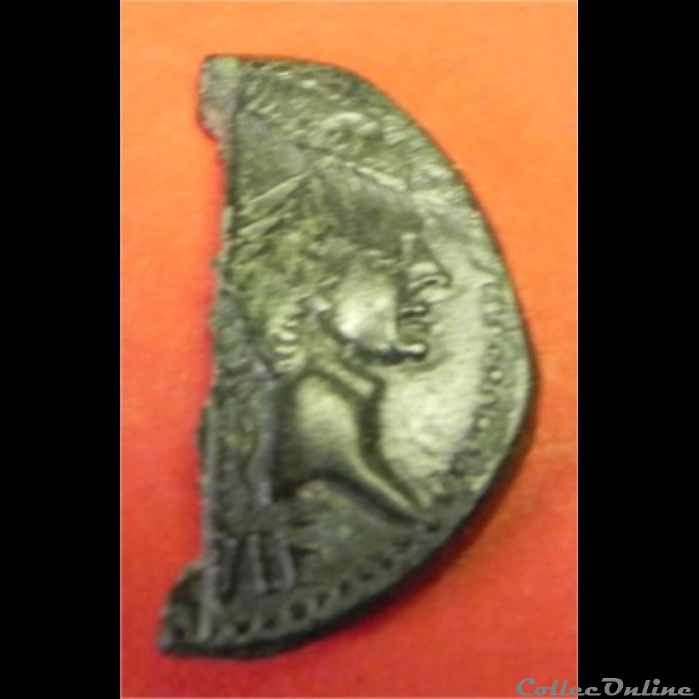 demi dupondius de Nîmes 3 monnaie antique romaine demi dupondius de nimes