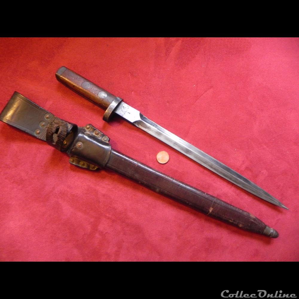 militarium arme blanch mandat territoriaux baionnette ou dague a identifier