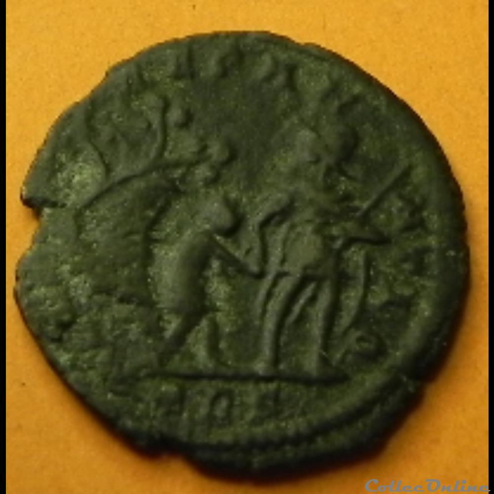 Constans FEL’ TEMP’ REPA-RATIO Trèves follis 2 monnaie antique romaine constans fel temp repa ratio treves follis