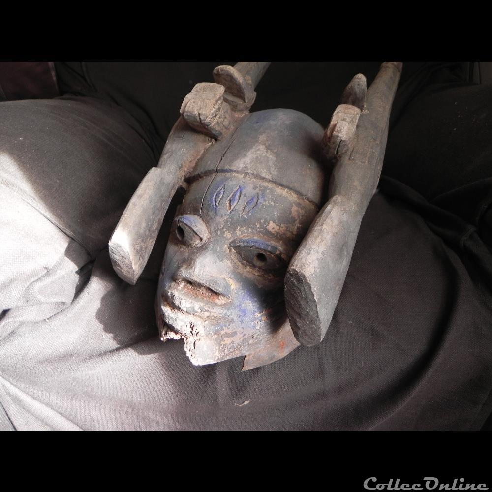 art antiquite africain masque gelede