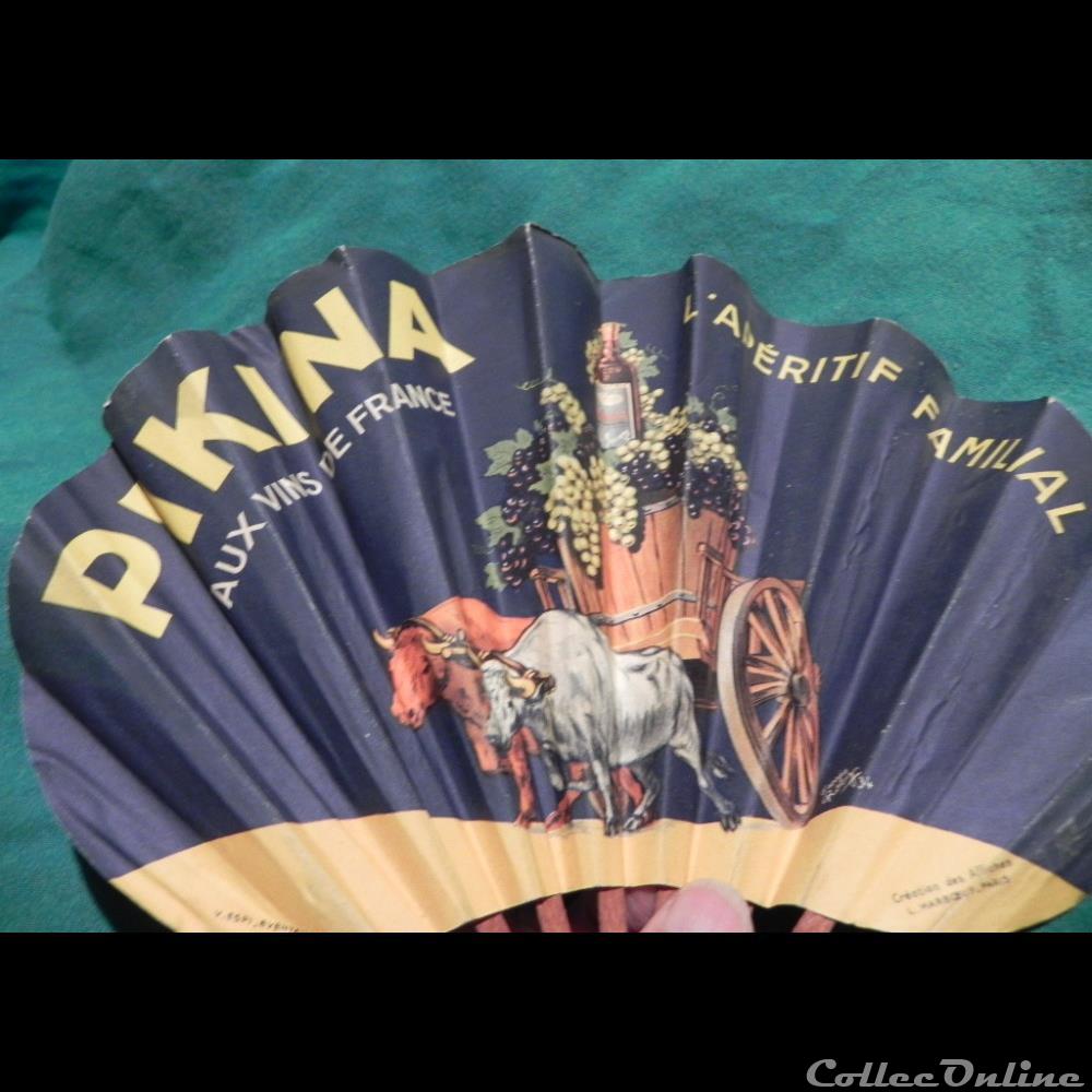 vetement et accessoire pikina eventail publicitaire quinquinas aperitif familial