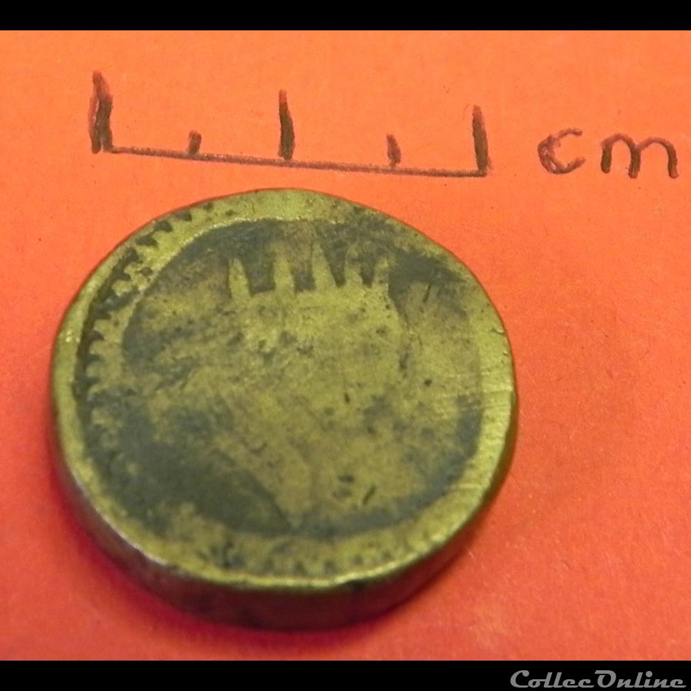 monnaie romaine poids monetaire tete couronnee