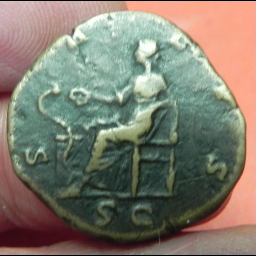 LUCILLA dupondius Lucille 4 monnaie antique romaine lucilla dupondius lucille