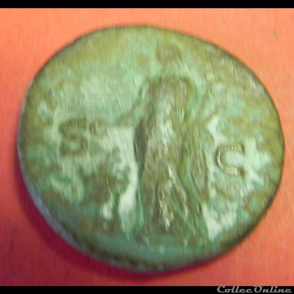 Vespasien AS PAX - AVG/ S|C 3 monnaie antique romaine vespasien as pax avg s c
