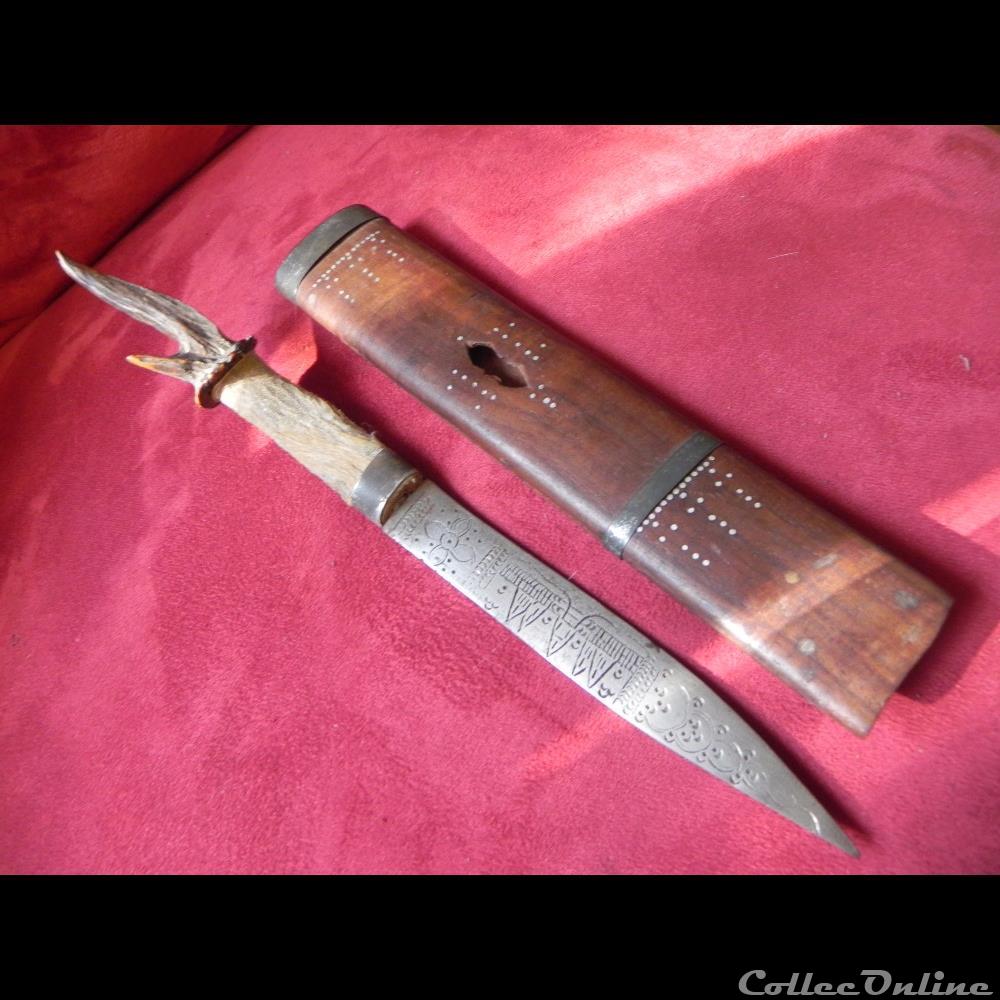 couteau indochine khmer angkor militarium arme blanch mandat territoriaux couteau indochine khmer angkor