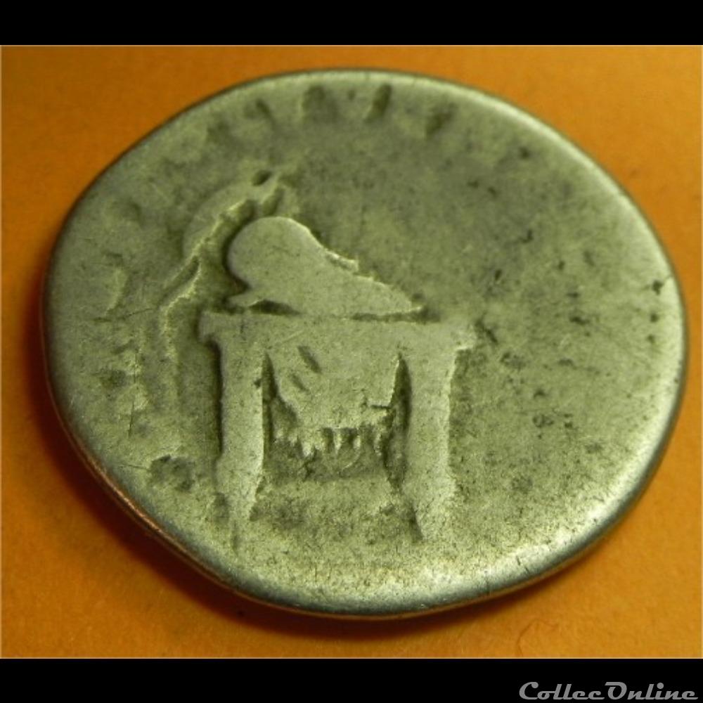 monnaie antique romaine titus domitien cesar denier