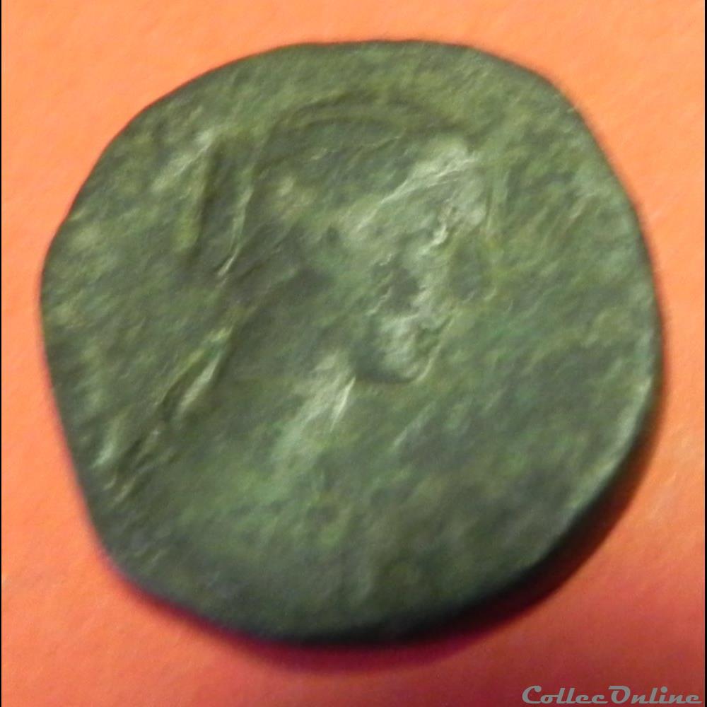 CRISPINA AS 2 monnaies antiques romaines imperiales et republicaines crispina as