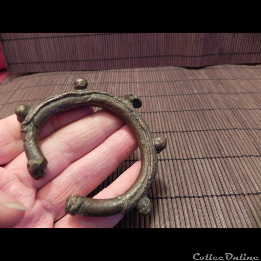 primitive afrique bracelet manille monnaie senoufo cote ivoire