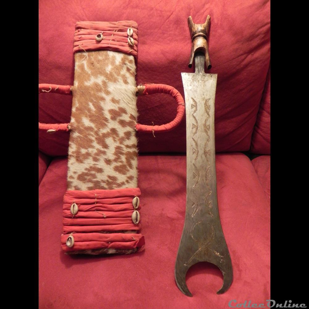 primitive afrique pre monnaie glaive bamileke ou tikar cameroun